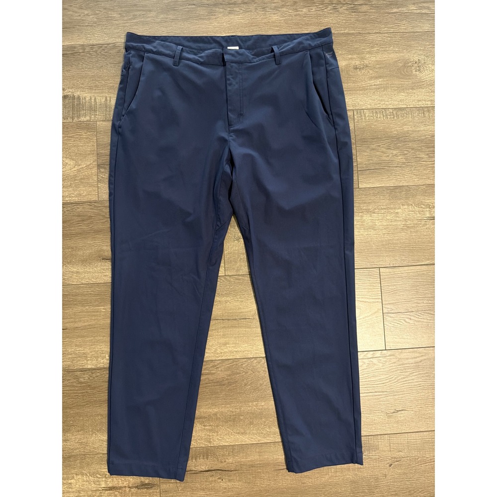 Fabletics The Don Trouser‎ Slim Fit Navy Blue Pants 38 x 32 (actual 38 x 29)